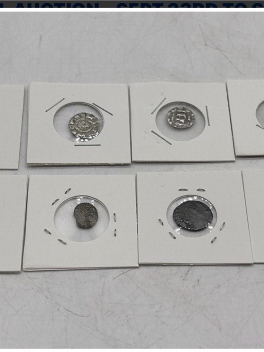 8x Ancient Coins some .925 Sterling Silver from 1000-1200 AD 100% authentic